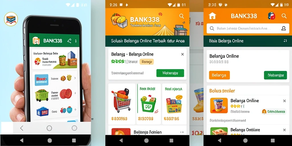 Tampilan antarmuka aplikasi BANK338 yang menarik dan mudah digunakan.