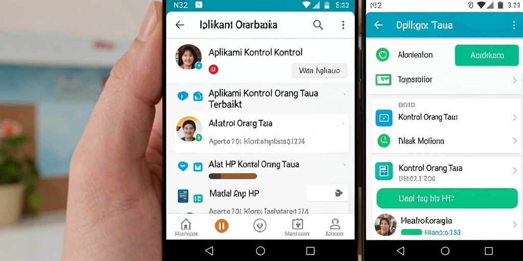 Antarmuka N32 yang intuitif untuk kontrol orang tua.
