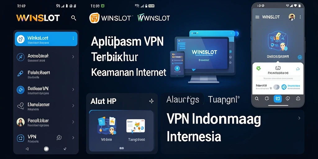 Tampilan antarmuka WINSLOT yang sederhana dan mudah digunakan.